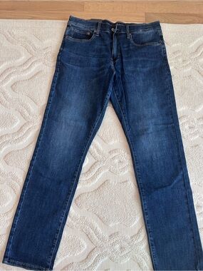 Lucky Brand Men's Slim Straight Dark Blue Jeans
